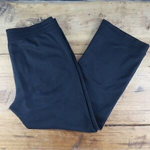 LAUREN ACTIVE RALPH LAUREN BLACK PULL ON PANTS STRAIGHT LEG SIZE XL